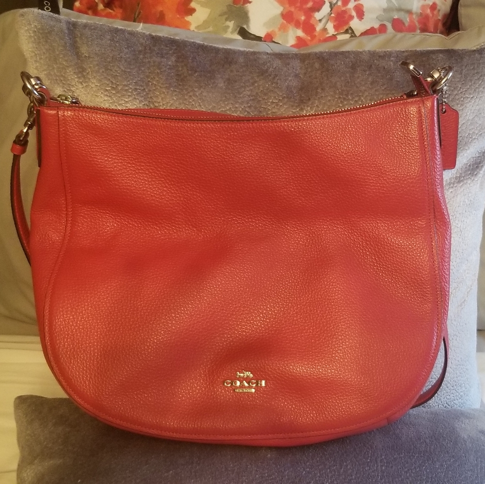 Red Coach bag
